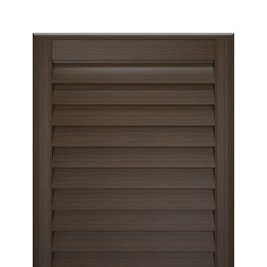Sapel mahogany reddish shutter colour | Premium wood shutters Shrewsbury | ShireLuxe Shutters