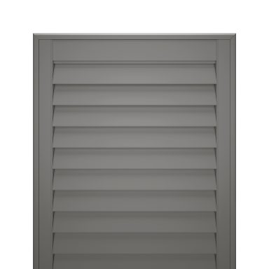 Charcoal smoky dark grey wooden shutter | Modern plantation shutters Telford | ShireLuxe Shutters 