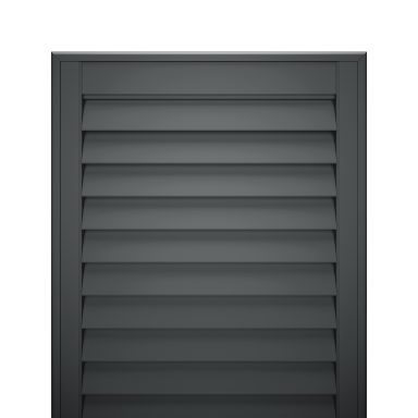 Anthracite charcoal grey wooden shutter sample | Bespoke plantation shutters Shrewsbury | ShireLuxe Shutters 